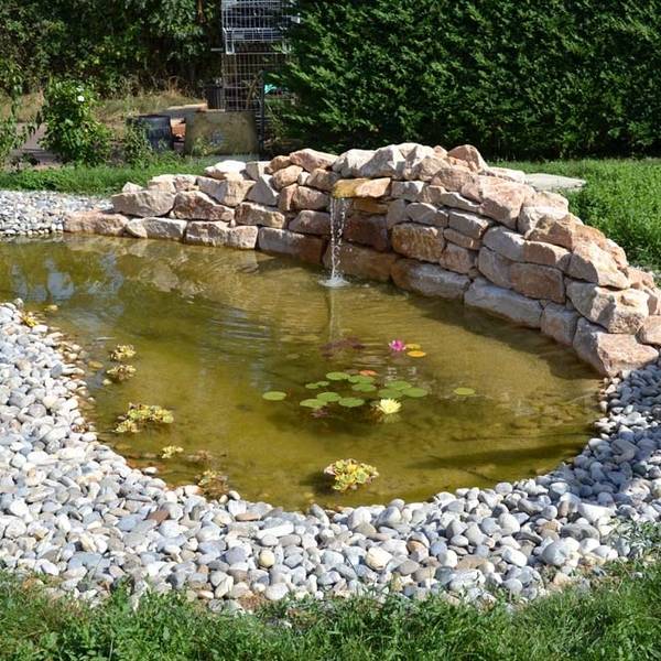 bassin avec fontaine