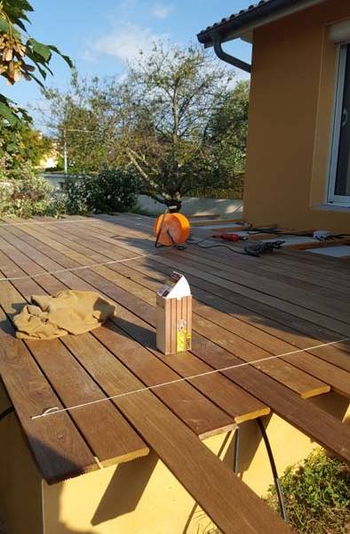 grande terrasse en bois