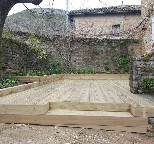 terrasse surélevée